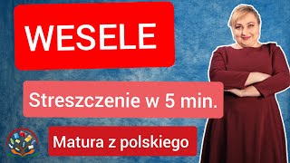 Wesele  streszczenie lektury w 5 minut [upl. by Det13]