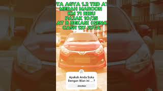 TOYOTA AGYA 12 TRD AT 2019 Cash 137 juta [upl. by Aridni]