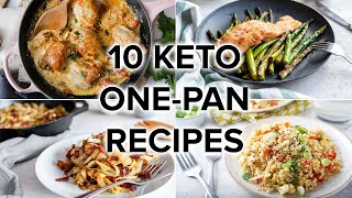 10 Keto OnePan Recipes with Easy Cleanup [upl. by Annaor553]