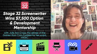 Stage 32 Screenwriter Wins 7500 Option amp Development Mentorship from Amy Baer of Gidden Media [upl. by Einre]