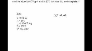 phase changes and latent heat animated physics problem [upl. by Canfield]