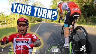 Caleb Ewan Disintegrated our Local FAST Group Ride [upl. by Bev859]