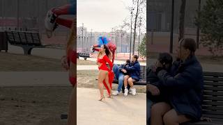 PRANK ON A MARRIED COUPLE😉 Did SpiderMan do it right LA ELVÍRA shorts [upl. by Dow]