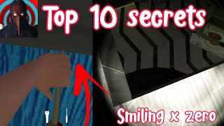 Top 10 secrets of Smiling X Zero  Lord Secrets  Enormous Gamer [upl. by Washington677]