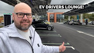 GRIDSERVE Electric Forecourt Visit  The Future of EV Charging Lounges Is Here [upl. by Wynn]