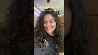 Curly Hairwash Routine🙆🏻‍♀️💦 curlyhair hairwashday curlyhairstyles wavyhair hairroutine [upl. by Nilyac]