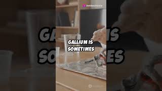 Gallium The Metal That Melts Aluminum interestingfacts science chemistry [upl. by Reinhart886]