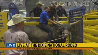 Dixie National Rodeo underway in Jackson [upl. by Catha]