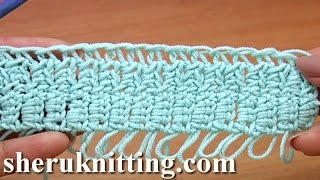 Learn How To Crochet Hairpin Lace Урок 26 Как вязать на вилке [upl. by Ardella]