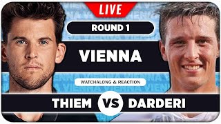 THIEM vs DARDERI • ATP Vienna 2024 • LIVE Tennis Watchalong Stream [upl. by Dulciana]