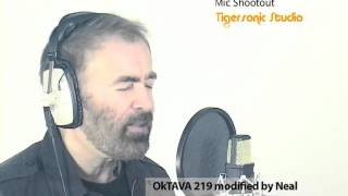 Mic Shootout Neumann U87 vs AKG 414 vs Oktava MK 319 vs Oktava MK 219 vs Shure SM58 vs AKG 3000 [upl. by Fermin]