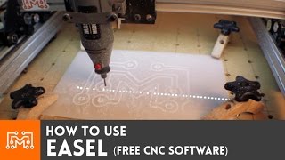 How to use Easel free CNC software  I Like To Make Stuff [upl. by Merow]