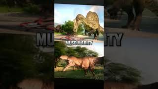 Carcharodontosaurus vs Spinosaurus shorts edit jurassicworld paleontology [upl. by Chelsea943]