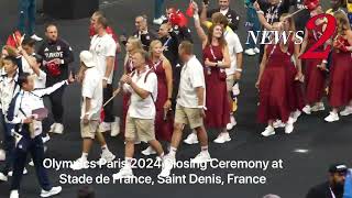 Olympics Paris 2024 Closing Ceremony at Stade de France Saint Denis France [upl. by Kaspar]