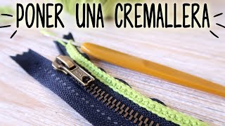 Cómo poner una CREMALLERA en CROCHET  CROCHET SOS  Ahuyama Crochet [upl. by Kletter266]