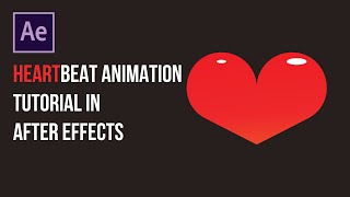 HeartBeat animation tutorial in Adobe After Effects [upl. by Gratiana]