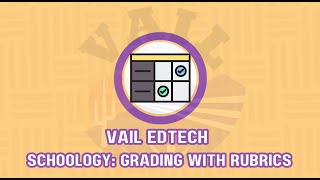 Schoology Grading with Rubrics [upl. by Lantha]