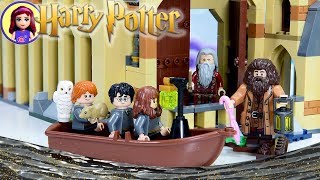 Lego Harry Potter Hogwarts Great Hall 2018 Speed Build [upl. by Arutak192]