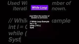 For vs While Loops in Java  Quick Comparison [upl. by Carmita]