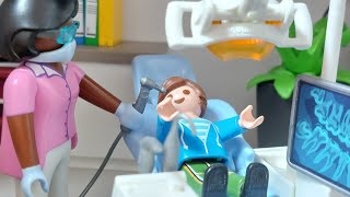 Rendezvous chez le dentiste  Vidéo playmobil en français [upl. by Luap]