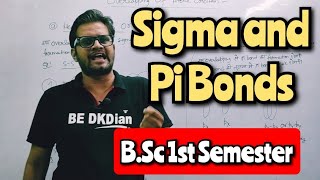 Formation Of Sigma and Pi Bonds Overlapping of Atomic Orbitals bedkdian mjpru [upl. by Aicitan]