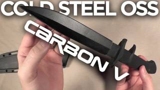 Cold Steel OSS Knife  Carbon V Quick Look [upl. by Cornia]