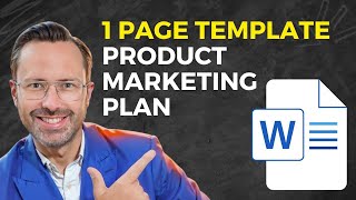 1page Product Marketing Plan Template Marketing Plan Example amp Go to Market Strategy Template [upl. by Eiveneg]