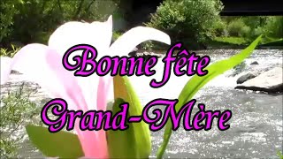 Bonne fête grandmaman  Poème pour grand mère et mamie [upl. by Rida]