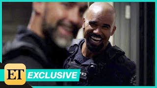 SWAT Shemar Moore Cant Stop Laughing in Season 1 Bloopers Exclusive [upl. by Icken]