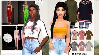 CC SHOPPING WITH XUREILA 🛍️  The Sims 4 [upl. by Sloane]