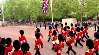 The Procession to Buckingham Palace Welsh Guard [upl. by Fradin]