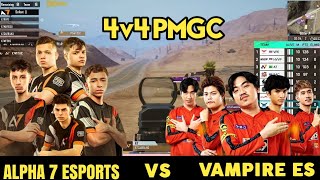 Alpha7 Vs Vampire Esports Fight in PMGC 2022  A7 Carrilho Destroy VPE in PMGC 2022 [upl. by Enerak]