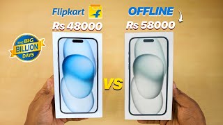 Buying iPhone in Flipkart BBD Sale Vs Offline  Which one is better [upl. by Jonathon]