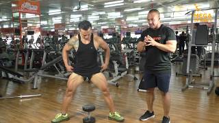 กล้ามเนื้อขา3 Sumo squat [upl. by Eikcid]