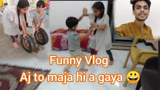 Aj to maja hi a gaya in dono ki ladai ho gai😀shafaq ne Aatif ko thappad mar diyaMiddle Tohid Vlogs❤ [upl. by Alage55]