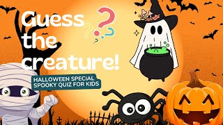 Spooky Halloween Quiz for Kids  Fun amp Interactive Ghostly Quiz with Tutu Tunes 👻 [upl. by Jessabell]