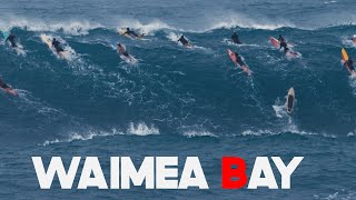 BIG WAVE SURFING AT WAIMEA BAY [upl. by Wira664]