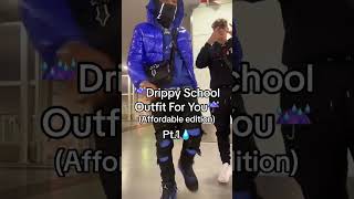 Drippy school outfits for you 💙☔️🤩 [upl. by Anuaf]