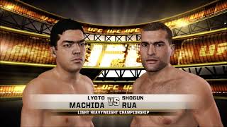 Lyoto Machida vs Mauricio Shogun Rua  UFC Undisputed 3 [upl. by Eiromem]