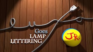 Luxo Jr Goes Lamp Lettering Luxo Jr Short Series Ep 1 [upl. by Asiaj660]