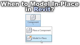 Model Inplace Components in Revit Tutorial [upl. by Ariada]