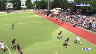 1 Halbfinale DM Feldhockey Damen RW Köln vs Münchner SC 04072015 [upl. by Nnarefinnej]