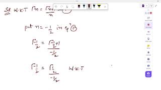 Value of negative Gamma half [upl. by Adlai]