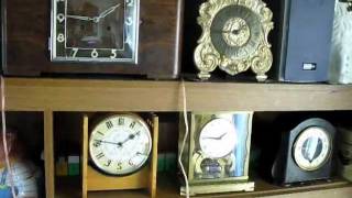 Tommys Clock collection 13 Oct 2011 [upl. by Ahseinek]