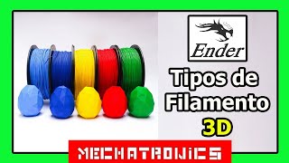 ✅Curso de Impresión en 3D Clase N°3 Tipos de Filamentos 3D [upl. by Champagne956]