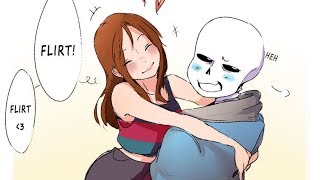 Flirting dorks【 Undertale and Deltarune Comic Dubs 】 [upl. by Ahsiam288]