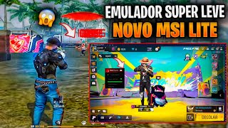 âœ… MELHOR EMULADOR LEVE PARA PC FRACO 2024  FPS MELHOR CONFIG MSI 5 LITE [upl. by Ycniuq]