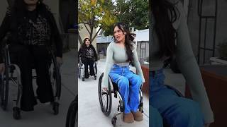 🩷🩷 meangirls meangirlssound reginawait rollettesdance disabilityawareness funny [upl. by Nayllij]