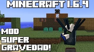 Minecraft 164 MOD SUPER GRAVEDAD [upl. by Ahoufe]