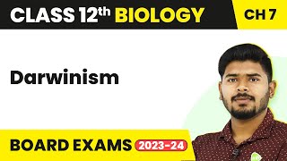 Darwinism  Evolution  Class 12 Biology 202223 [upl. by Yleoj]